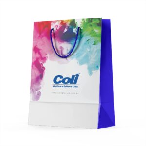 Sacolas de papel com alça (diversos tamanhos)